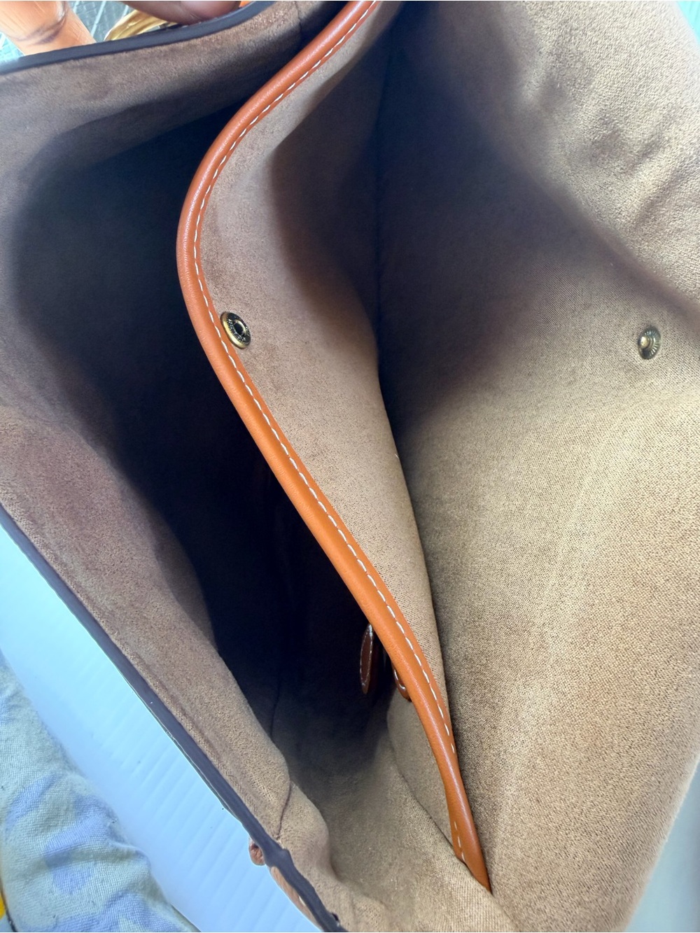 Coach field messenger cross body bag coated canvas white/brown - Picture 11 of 15
